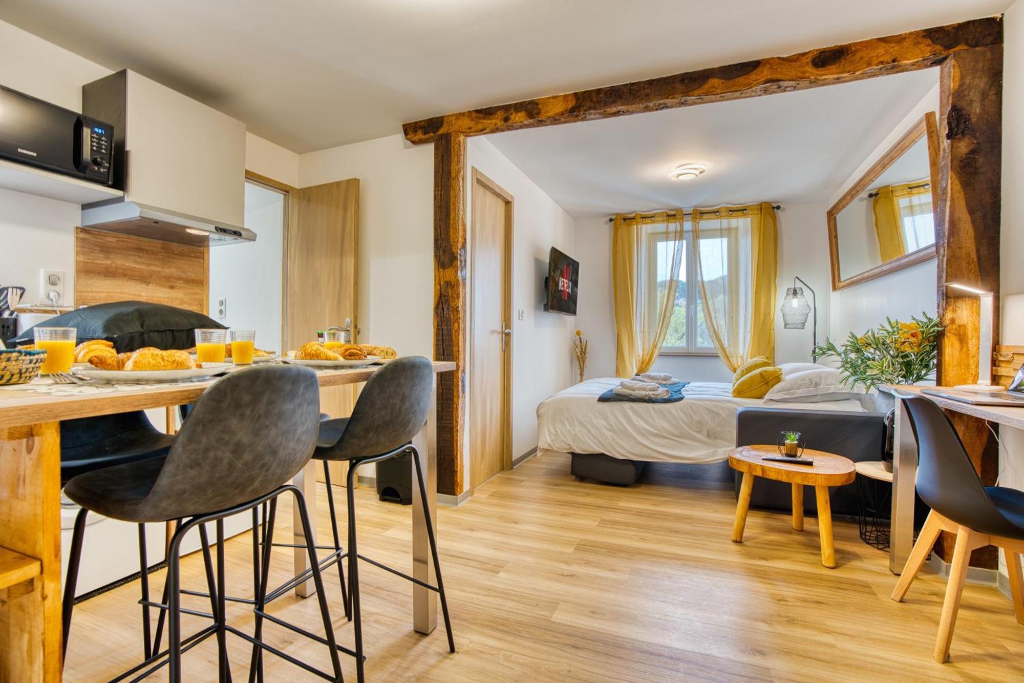 Apartmán Les Hourtous Netflix Wi-Fi Fibre Terasse 4 Pers Banassac Exteriér fotografie